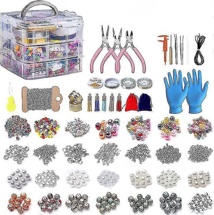 مجوهرات صنع طقم مجوهرات صنع لوازم هدية عيد الميلاد للفتيات والنساء