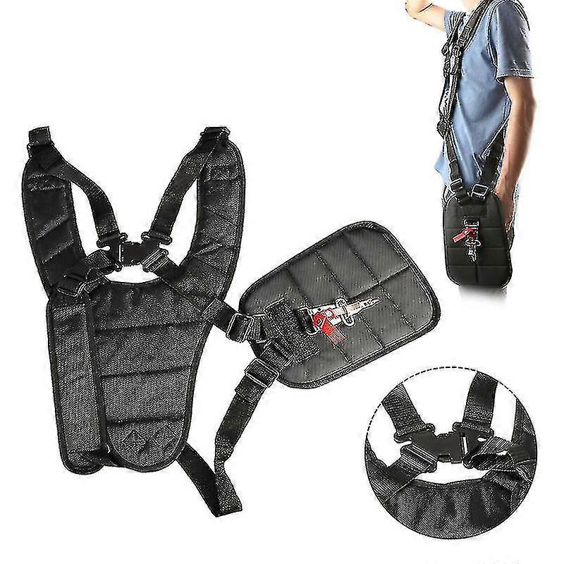 Trimmer Double Shoulder Strap Universal Harness Weed Eater Wacker Grass Edger