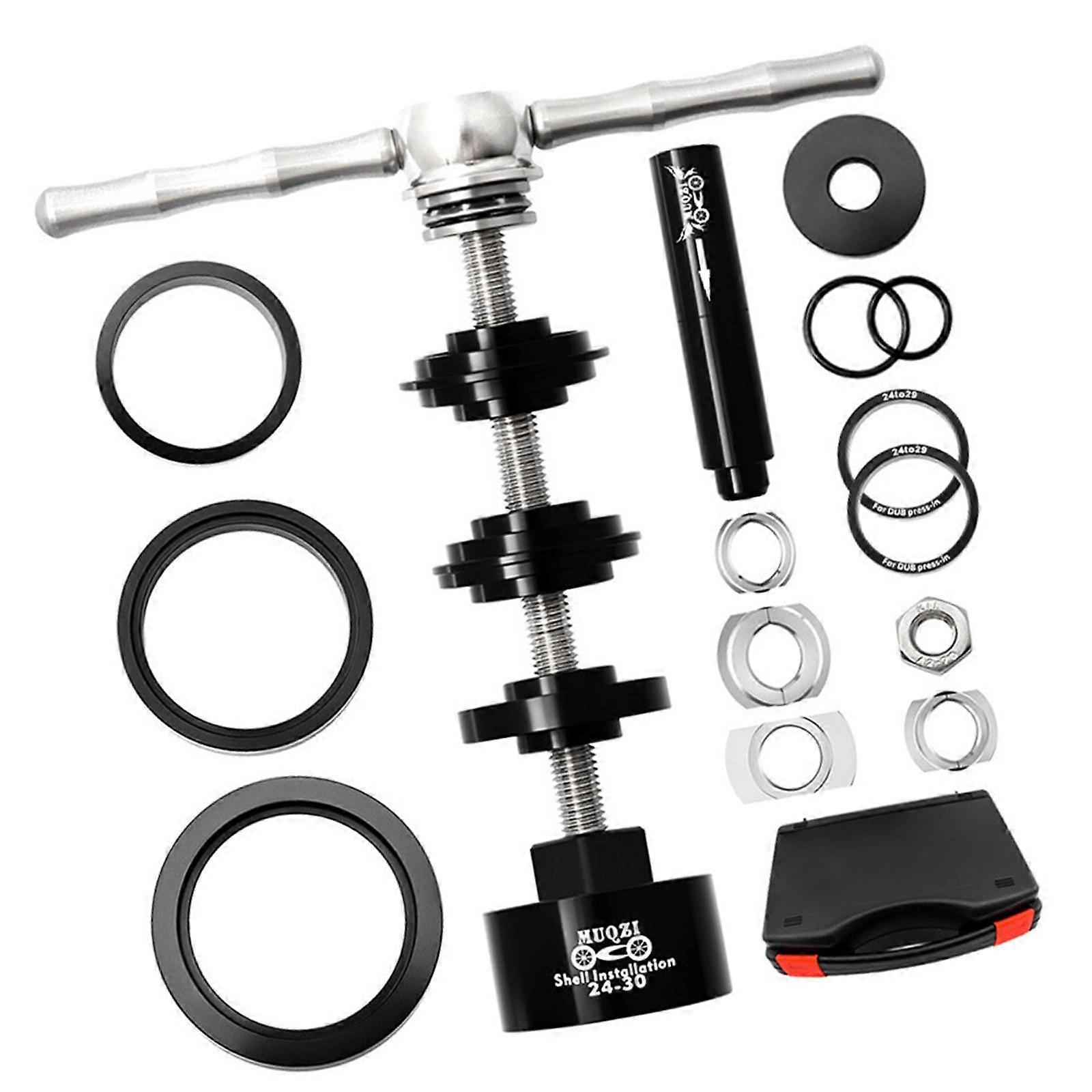 Bicycle Bottom Bracket Install Removal Tool Set Sturdy Bicycle Bearing Press With Handle
