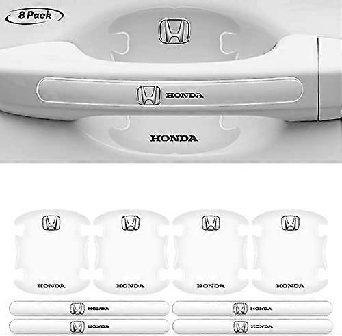 8Pcs διαφανείς συμβατές ταινίες προστασίας πορτών πορτών αυτοκινήτων γρατζουνιών προστατευτικών μεμβρανών γρατζουνιών πλευρικών αυτοκόλλητων