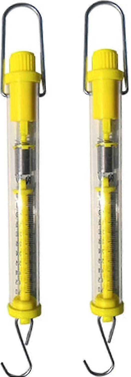 2024 2pcs Spring Scale, Dynamometric Spring Scale, Newton Force Meter Scale Spring Scale, Plastic Spring Scale, Spring Scale 5n
