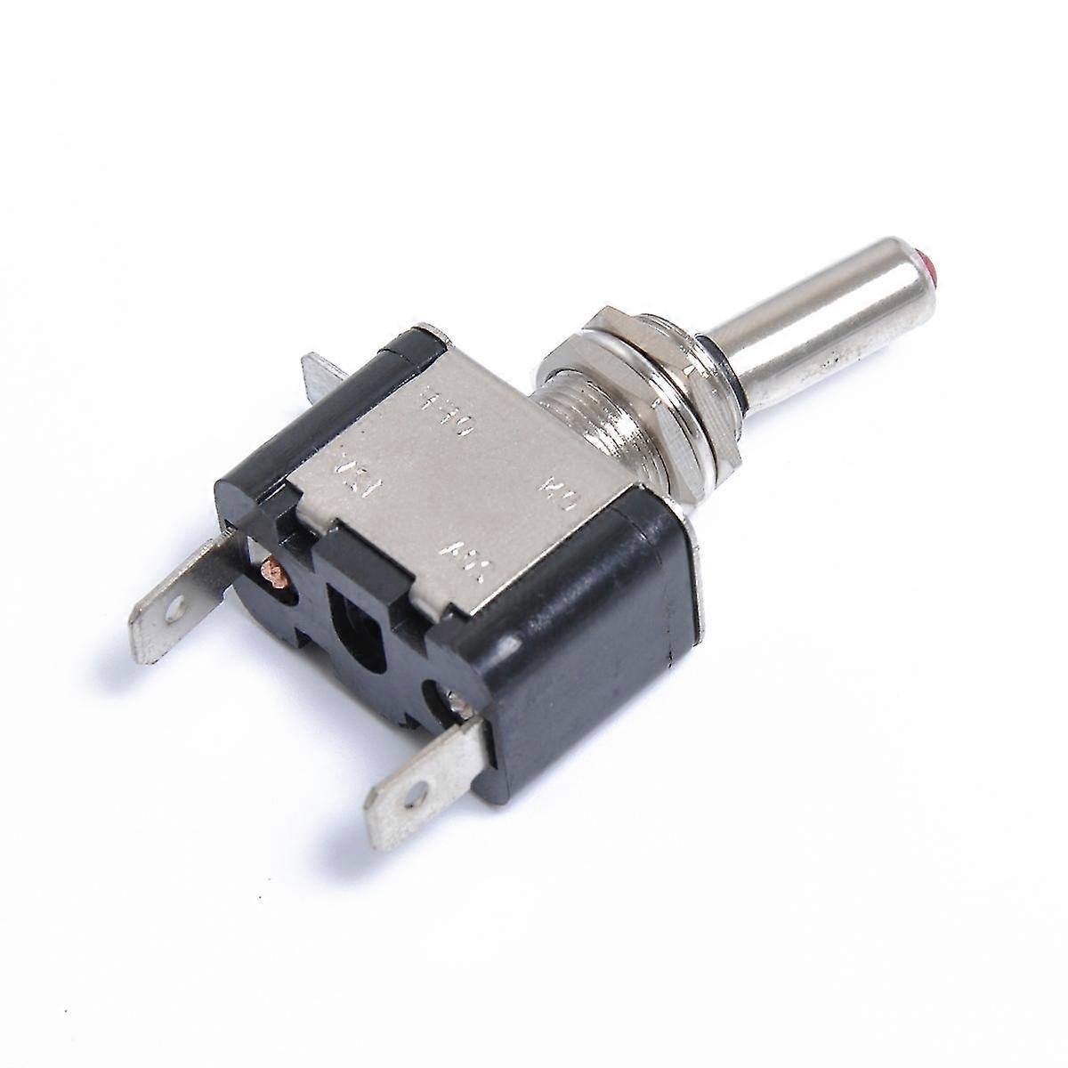 12v 20a Toggle Switch On Off Switch For Car Truck Boat (red Light)