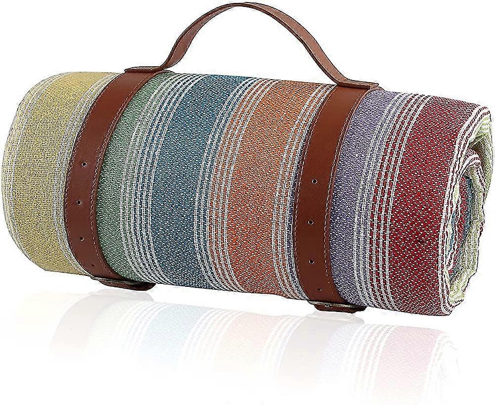 بطانية نزهة رياضية ، بطانية تخييم 200 × 200 سم ، كبيرة جدا مضادة للماء