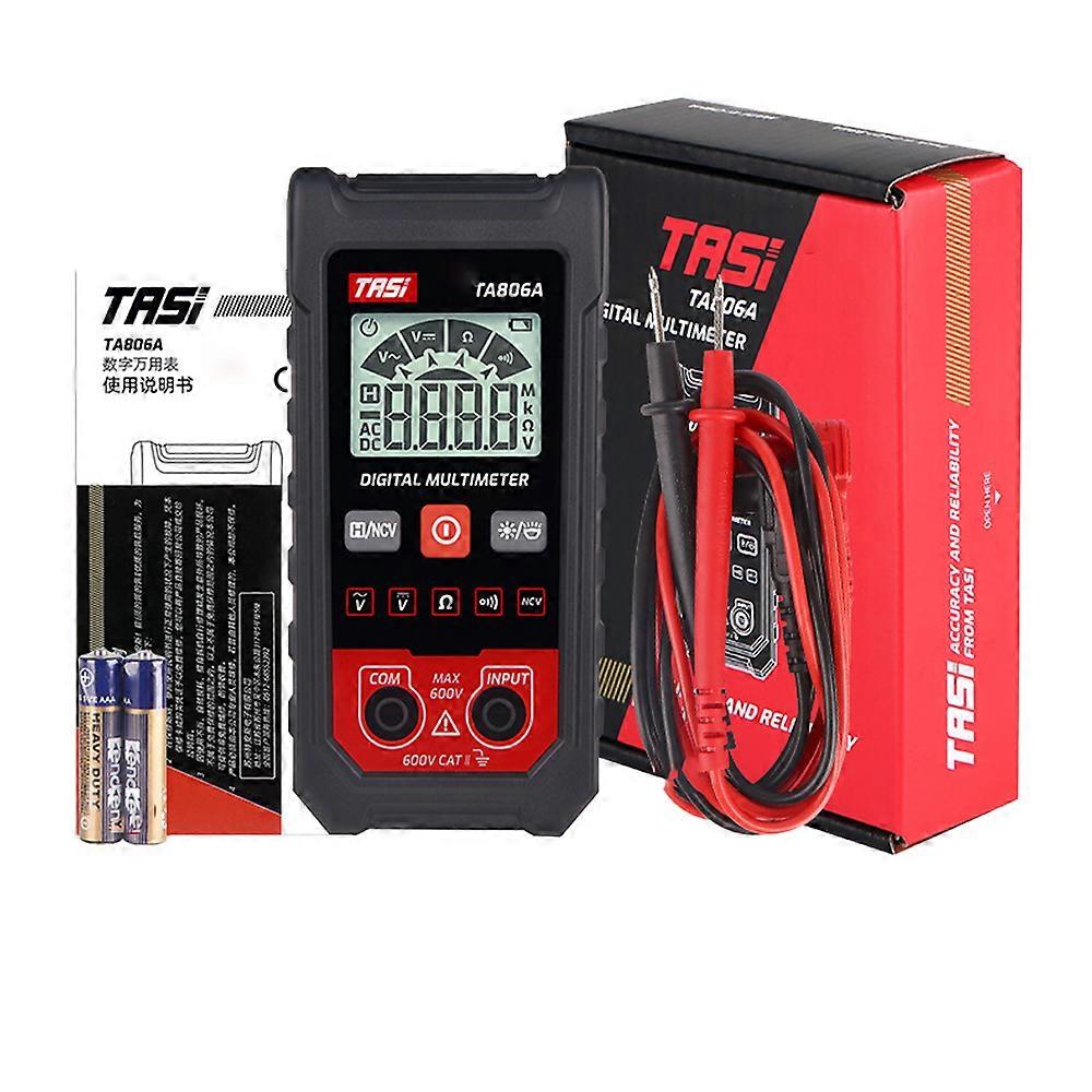 TA806A Multimeter Digital Voltage Meter Automatic Resistance Tester 4000 Count js