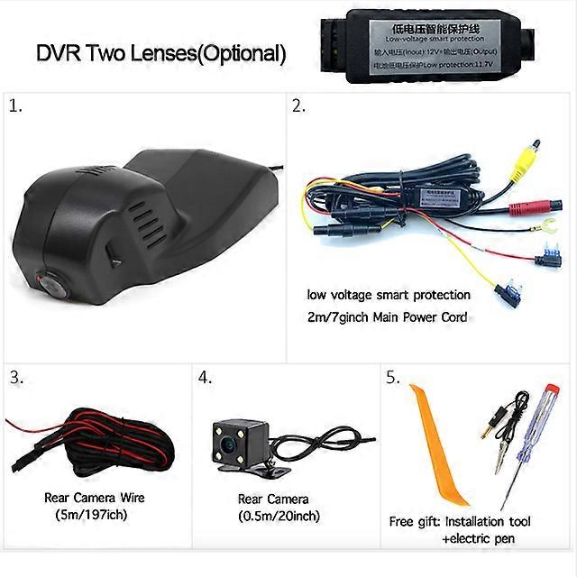 Car DVR Driving Video Recorder For BMW X1 high configuration 2016~2019 / M135i 2016/5 series high configuration 2017 Full HD