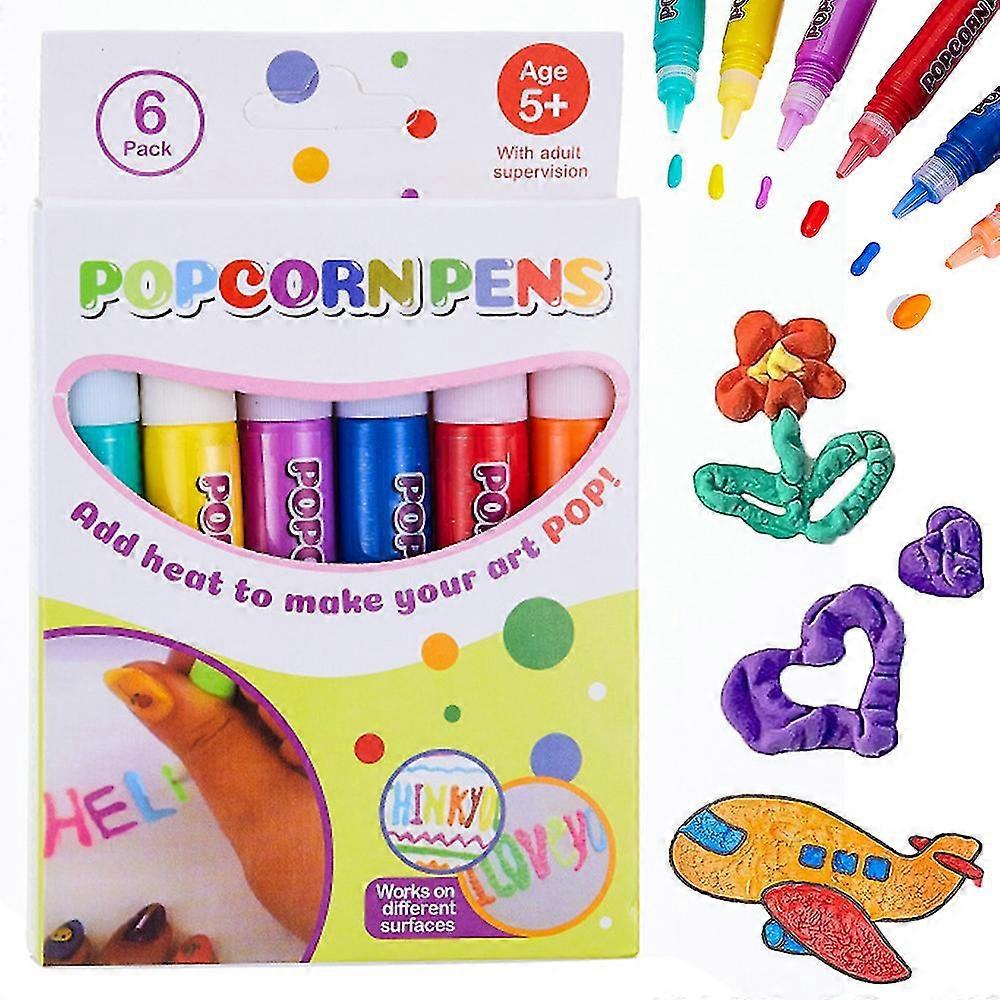DIY Bubble Popcorn Zeichenstifte, Magic Puffy Stifte, Magic Popcorn Farbe Farbe Stift