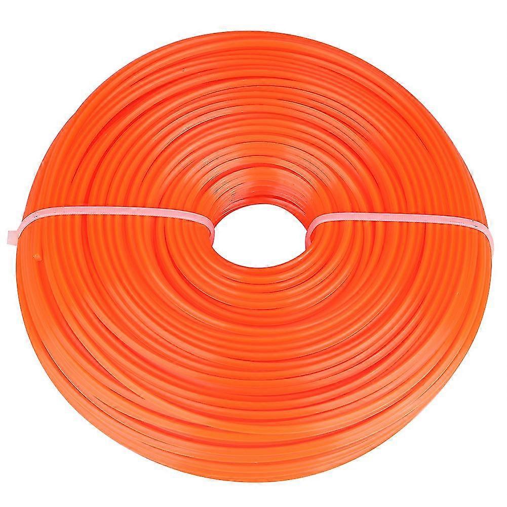 100m 2.4mm Nylon Cord Trimmer Line Wire Square String for Petrol Grass Trimmer
