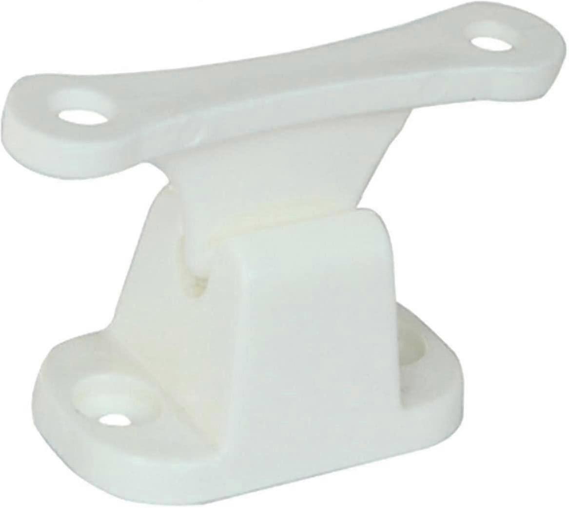 Shape Nylon Door Stop Retainer For Motorhome Caravan - White