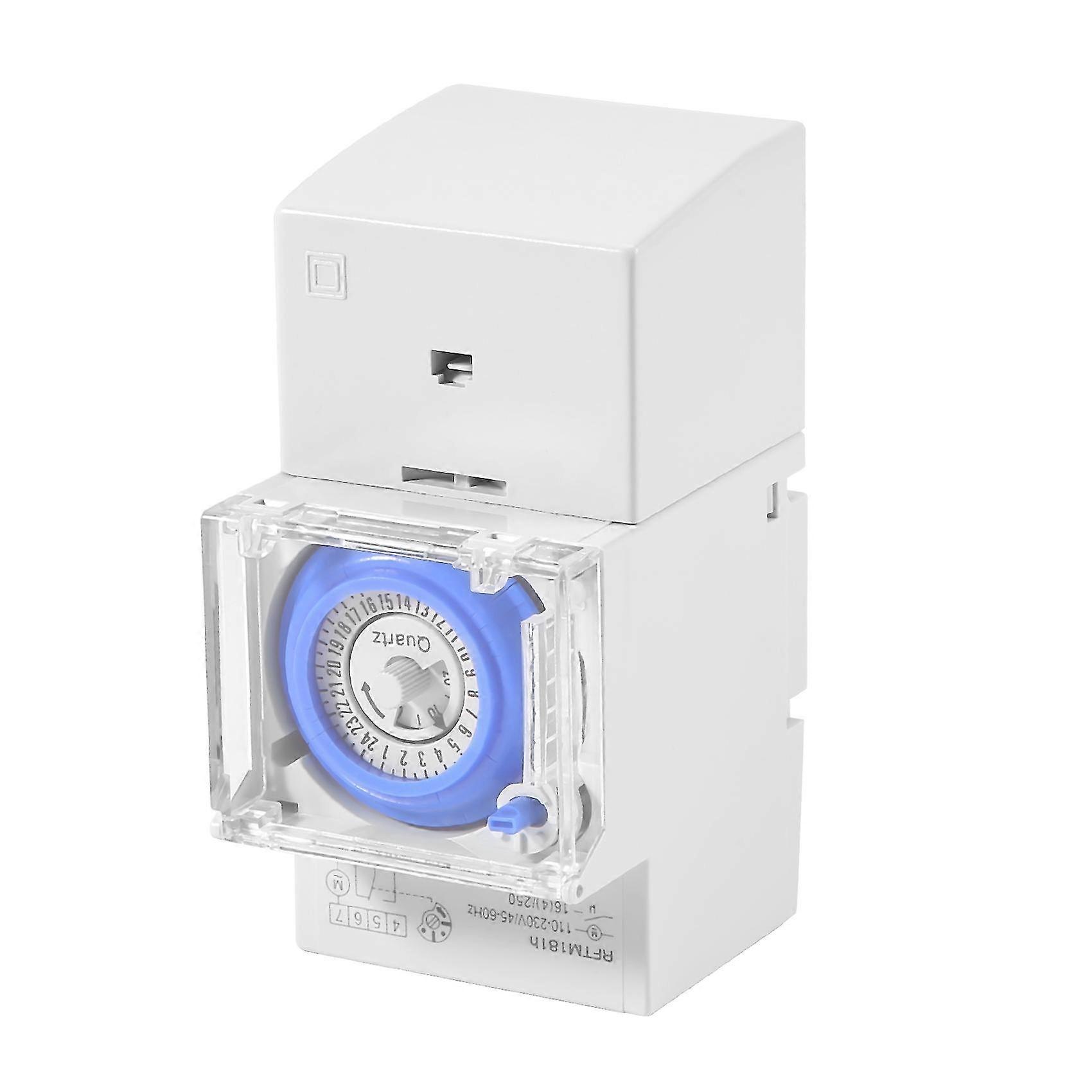 Sul181h Mechanical Timer 24 Hours Time Switch Relay Electrical Programmable Timer 24 Hour Din Rail Timer Switch