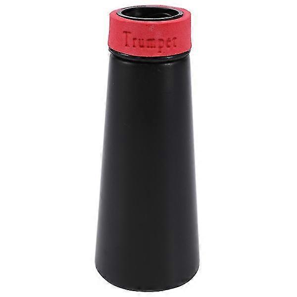 Mini Trumpet Straight Muter Practice Mute Trumpet Mouthpiece Trainer Mute For Beginners, Black