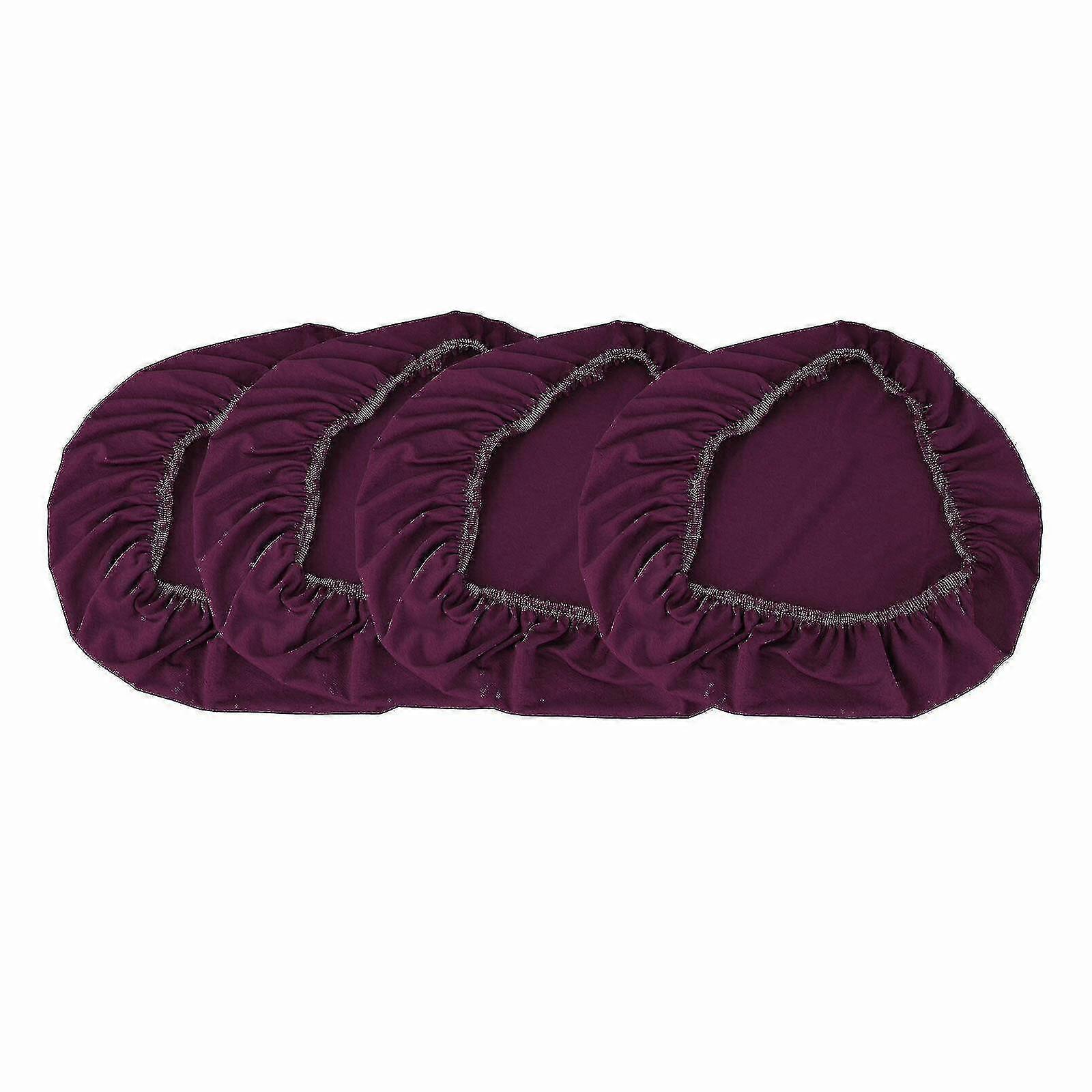 Chair Covers 4 Packs Deep Wine Red-