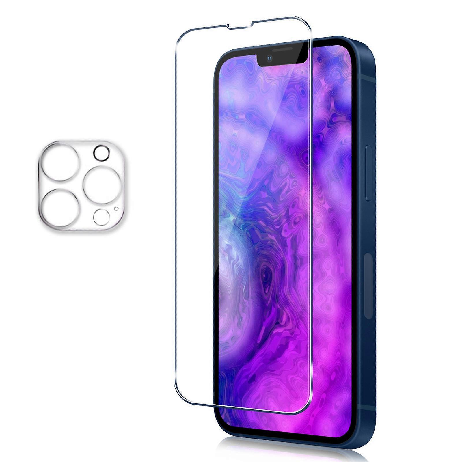 3 Pack Screen Protector for iPhone 15 Pro Max/ 15 Ultra + 3 Pack Camera Lens Protector 9H Hardness