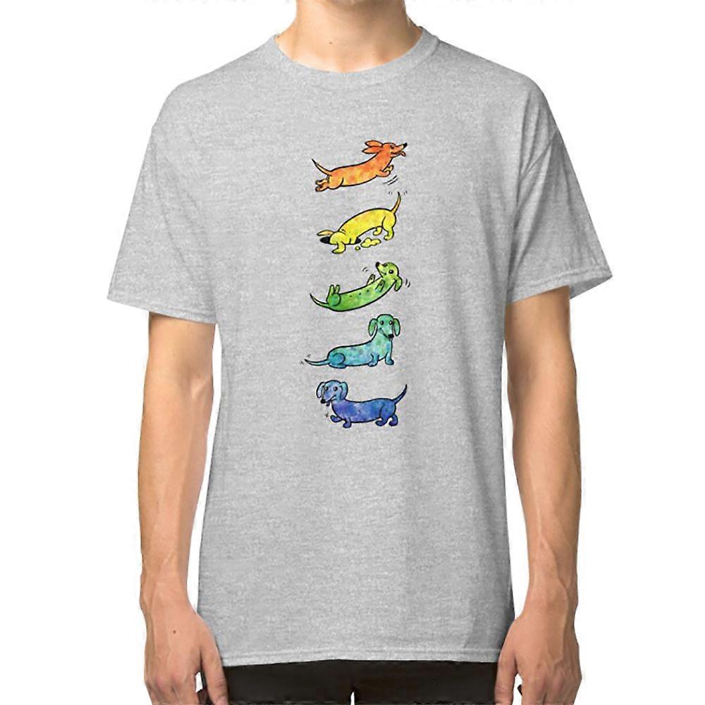 Suluboya Dachshunds Tişört