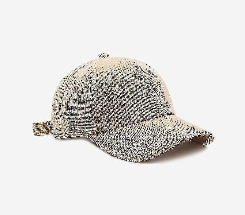 Corduroy Hat Warm Baseball Cap Solid Color Pointed Hat (12 Colors)