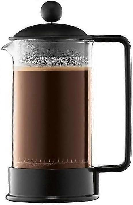 French Press Coffee Maker - 3 Cups - 0.35 L - Black