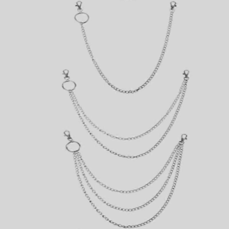 Dww-Costume  trois ceintures pour femmes, chane de corps en argent avec chane de taille pour femmes, chane de corps rglable avec pendentif ceinture, r