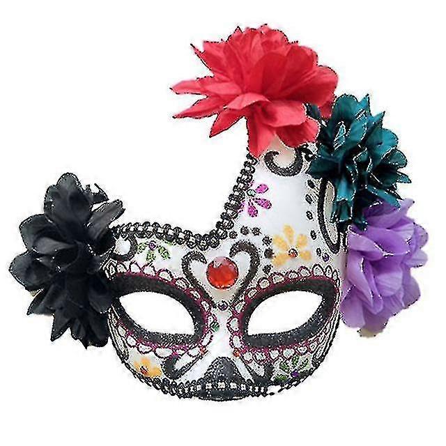 Damska maskarada Meksykańska maska Day Of The Dead Masque