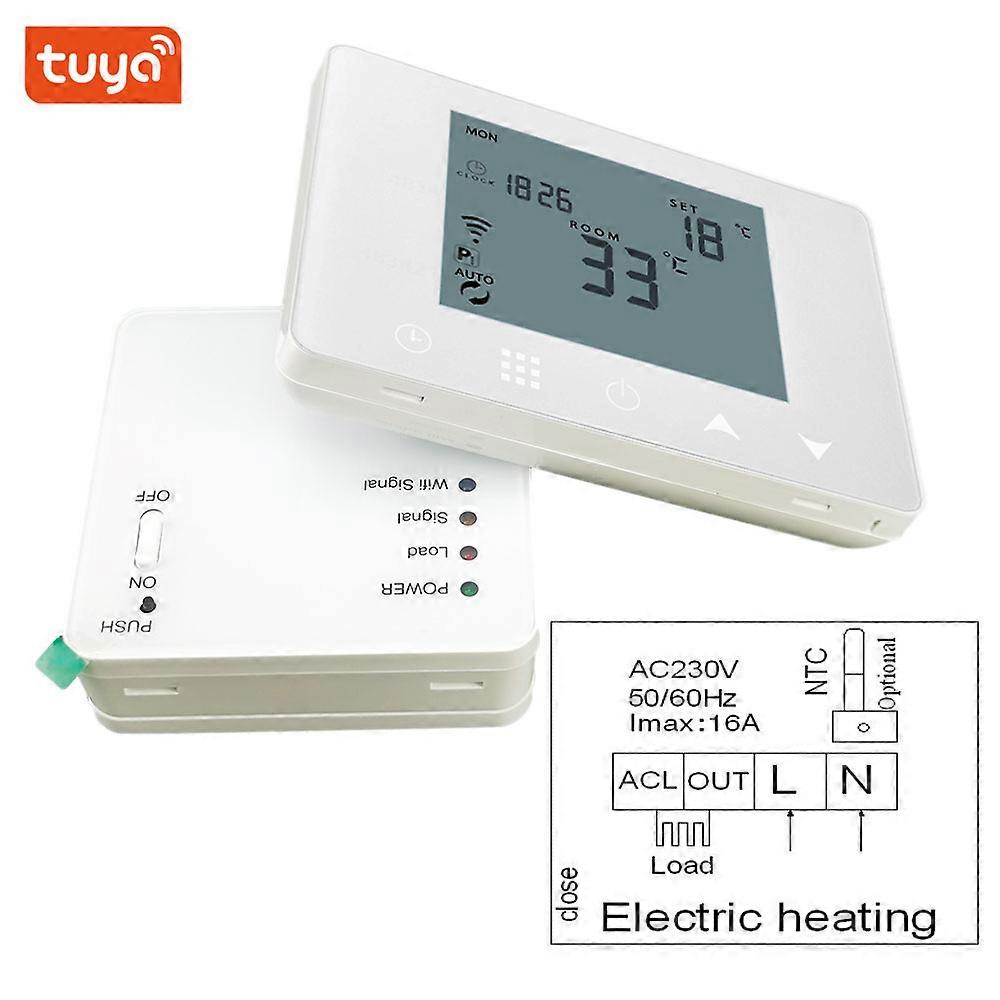 TUYA WiFi & RF Wireless Multiple Receiver Temperature Controller Digital Water Heating Radiator Thermostat Work with Alexa