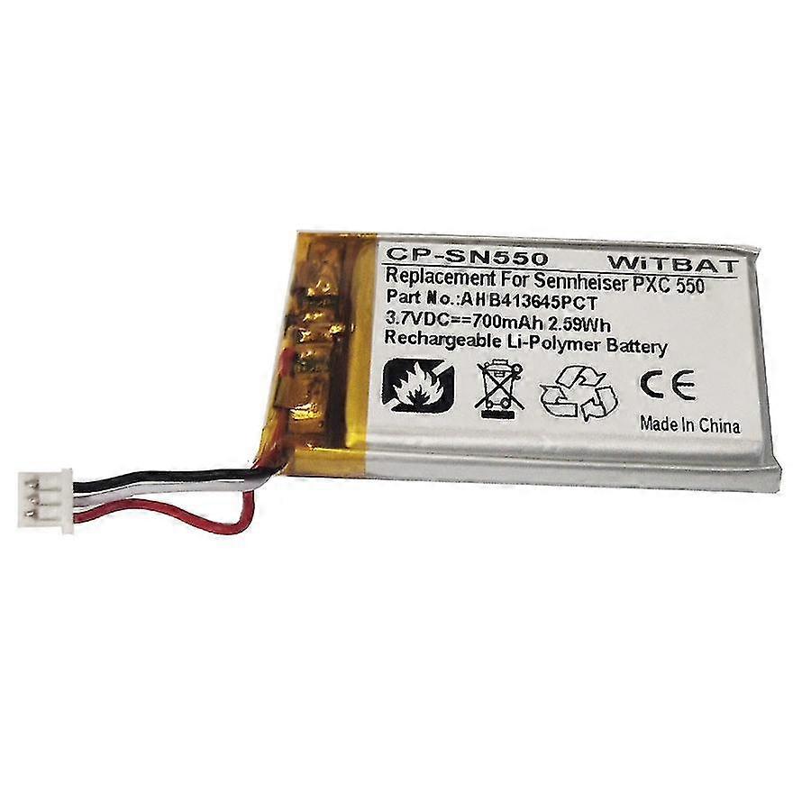 xjSuitable For Sennheiser Pxc 550 Bluetooth Headset Battery Ahb413645pct