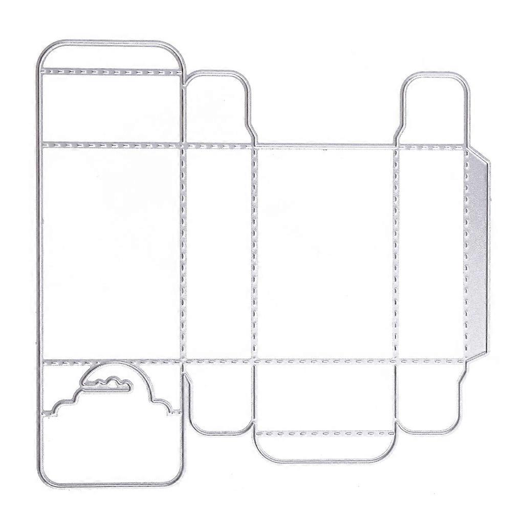 3D Hook Candy Gift Box Metal Cutting Dies Stencil DIY Embossing Paper Template
