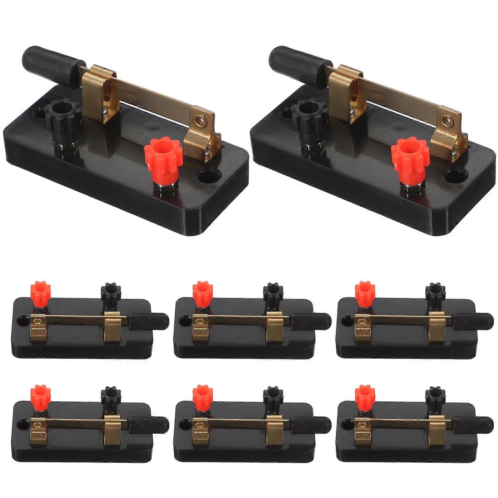 10pcs Single Pole Single Throw Switch for Physics Labs Electronic Experiment