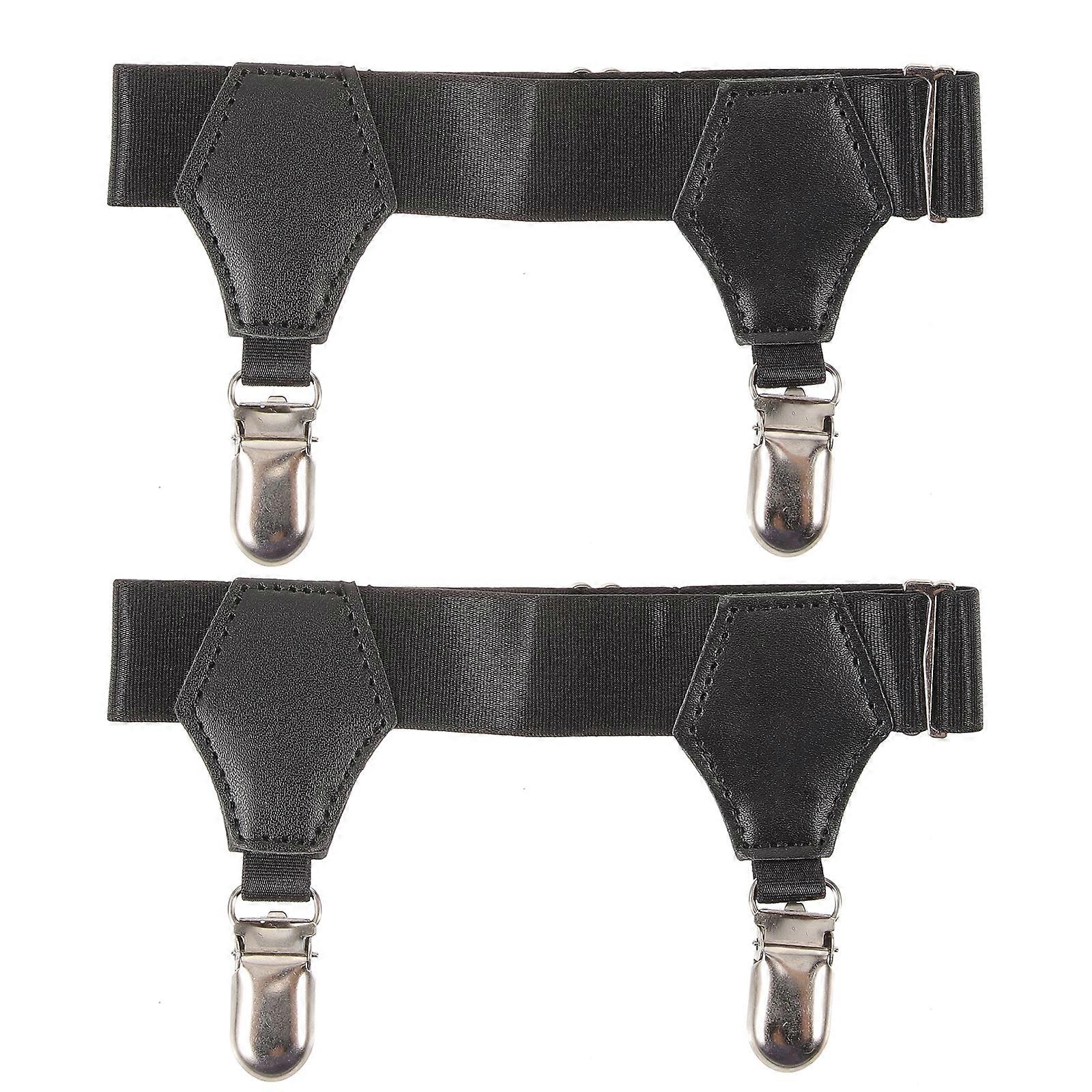 2pcs Sock Clamp Fixed Sock Keeper Men Garter Strap Stay Sock Sock Clip