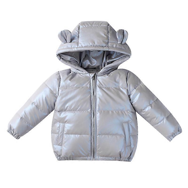 Kids Hooded Down Coat Warm Parka Lightweight Down Jacket