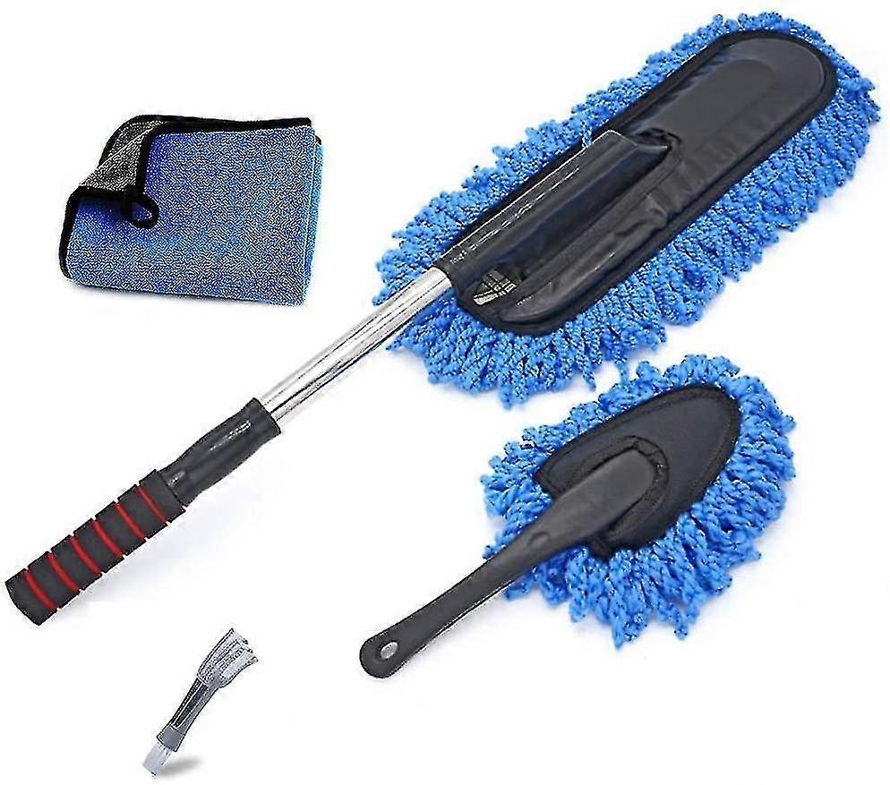 Car Duster,mop Duster Kit,car Duster Exterior Interior Cleaner With Extendable