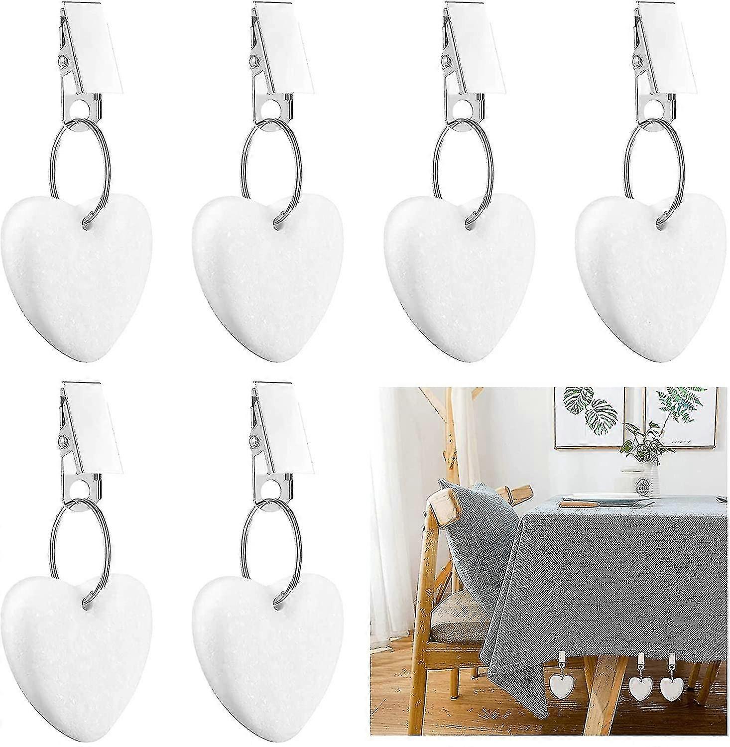 6 Metal Tablecloth Clips For Table Decoration