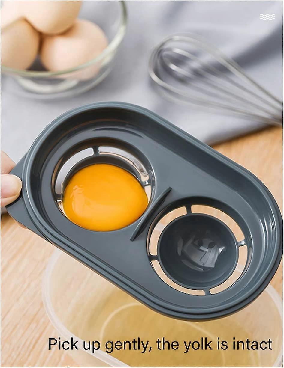 Egg White Separator Yolk Filter Storage Box Plastic Kitchen Gadget Cooking Tool Beater Extractor