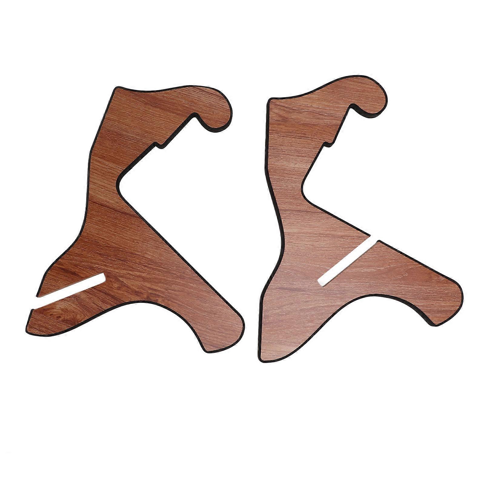 Support de guitare Support d’assemblage amovible en bois X Frame Style Support d’instrument à cordes portableYellow