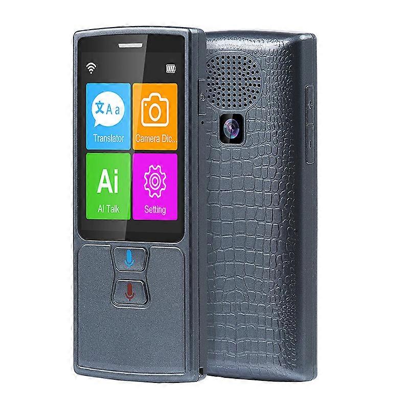 D9 Vertaler 68 Talen Wifi Vertaling Voice Input - Zwart