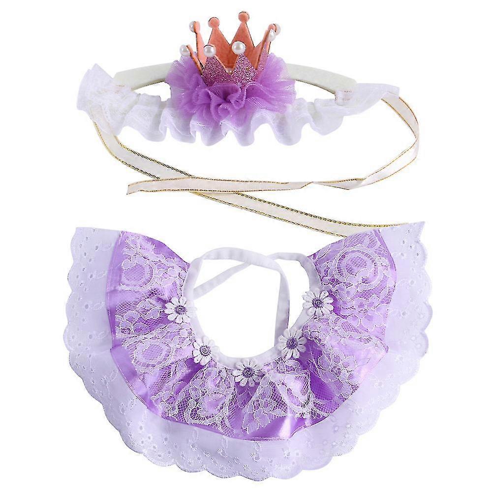 Birthday Hat Scarf Set For Pet Puppy