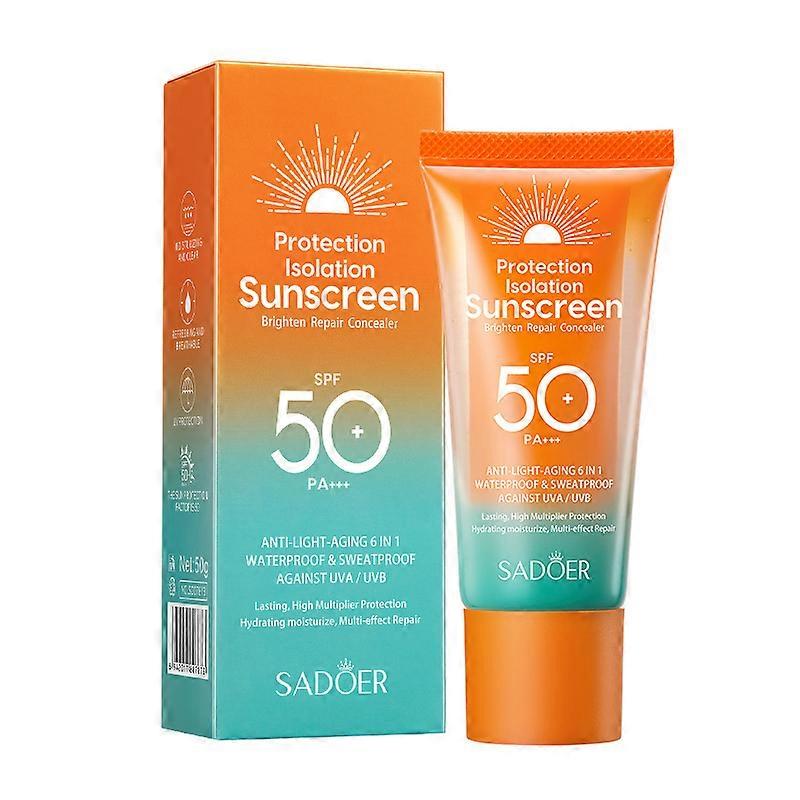 Double tube multi effect repair isolation sunscreen Sunscreen lotion