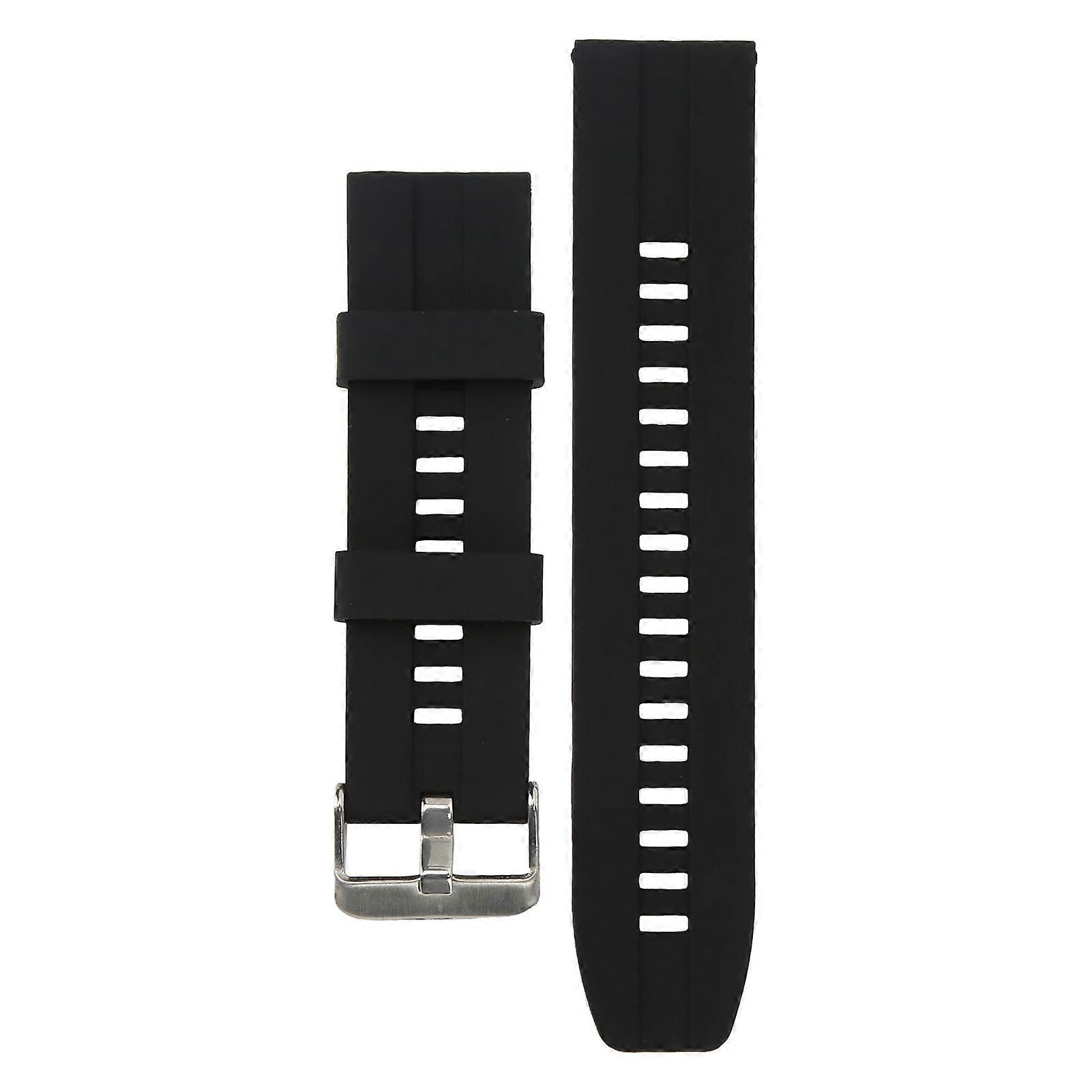 Smartwatch Strap Soft Silicone Smartwatch Wristband Bracelet Replacement for Huawei GT2 GT2e Black