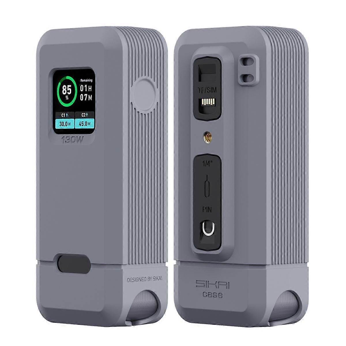 Silicone Case for Prime 130W Power Bank TF/SIM Card PIN Storage Carrying Travel Case Storage Bag A