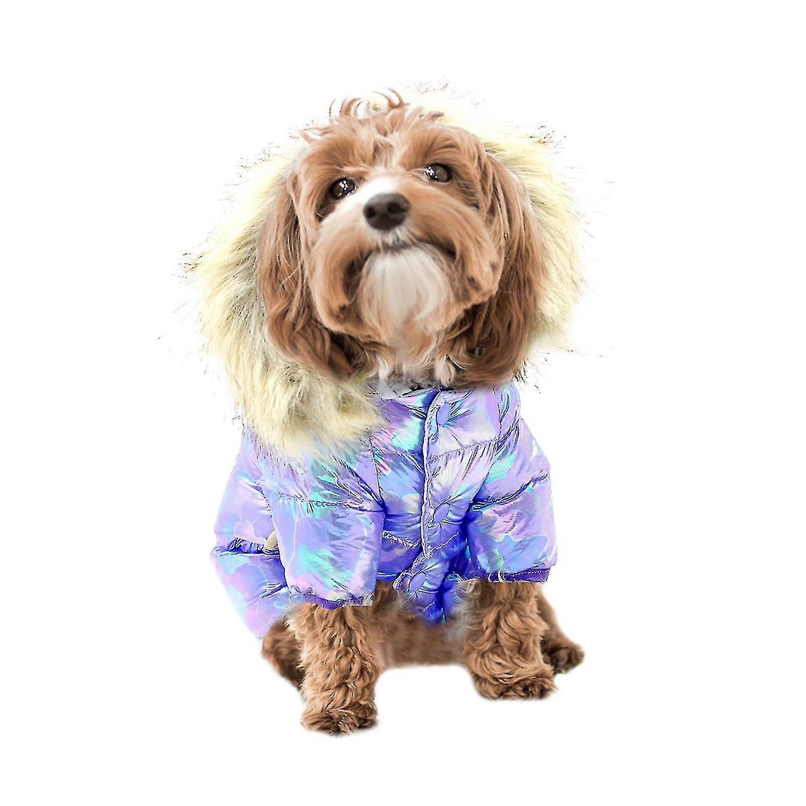 Pet Clothes Colorful Caped Four-Legged Sweater Button Pet Clothes