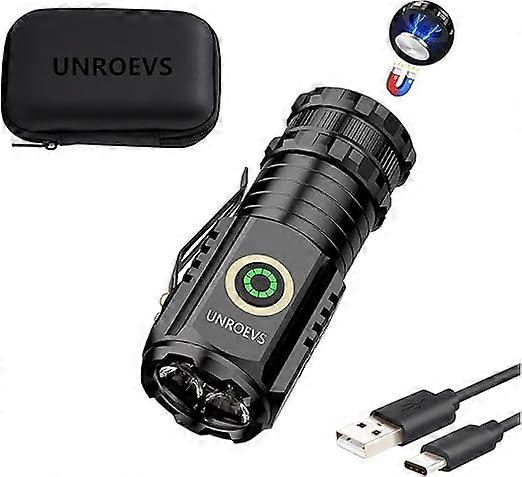 Mini Flashlight 2550 Lumens Rechargeable USB C Charging