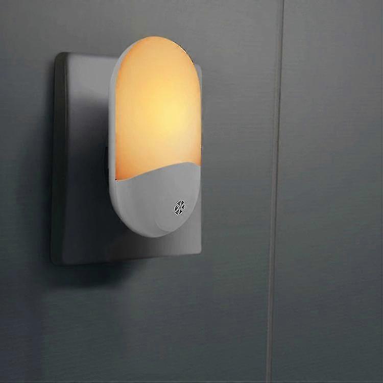 Veilleuse à induction enfichable à intensité variable, veilleuse LED blanc chaud doux, luminosité réglable du crépuscule à l’aube, adaptée aux chambres, salles de bains S20