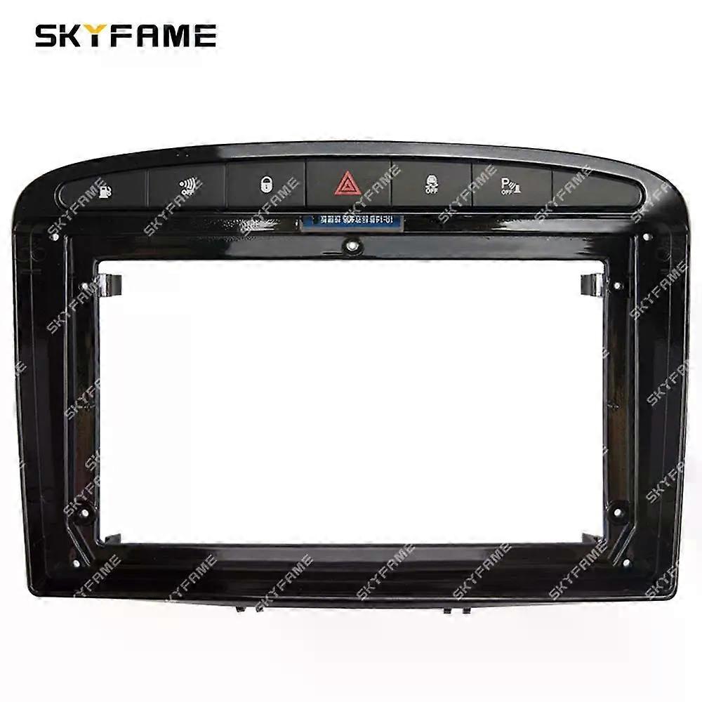 Applies to Car Frame Fascia Adapter Canbus Box Decoder Android Radio Dash Fitting Panel Kit For Peugeot 408 308 308SW