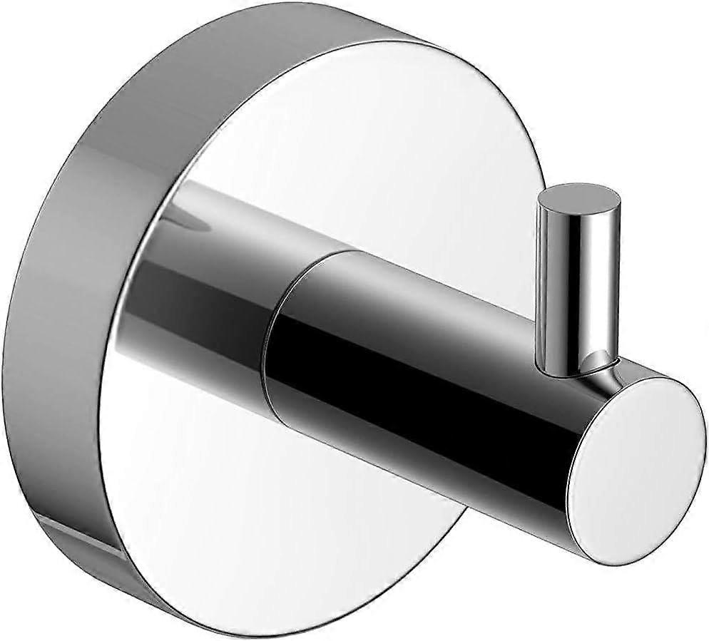 Modern Round Towel Robe Hook - Chrome