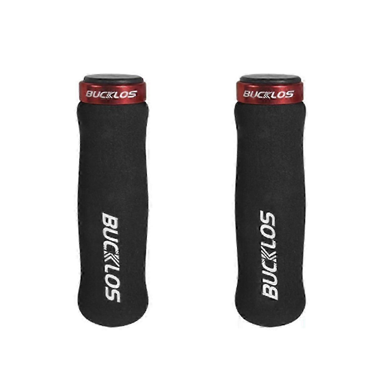 Bike Handlebar Grips Lock On Soft Leather Sponge Bicycle Handlebar Anti-slip Handlebar Tape With Bar End Plugs