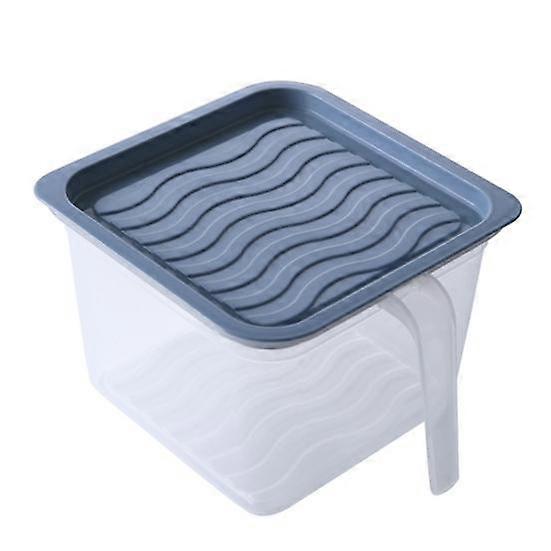 Refrigerator Storage Box with Lid Handle Stackable Clear Large Capacity Dishwasher Safe Vegetables Fruits Fridge Organizer Food Container