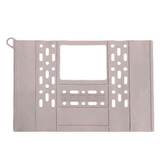 Drain Mat Foldable Silicone Sink Cover Space-Saving Heat-Resistant Makeup Organizer Mat for Home Bathroom