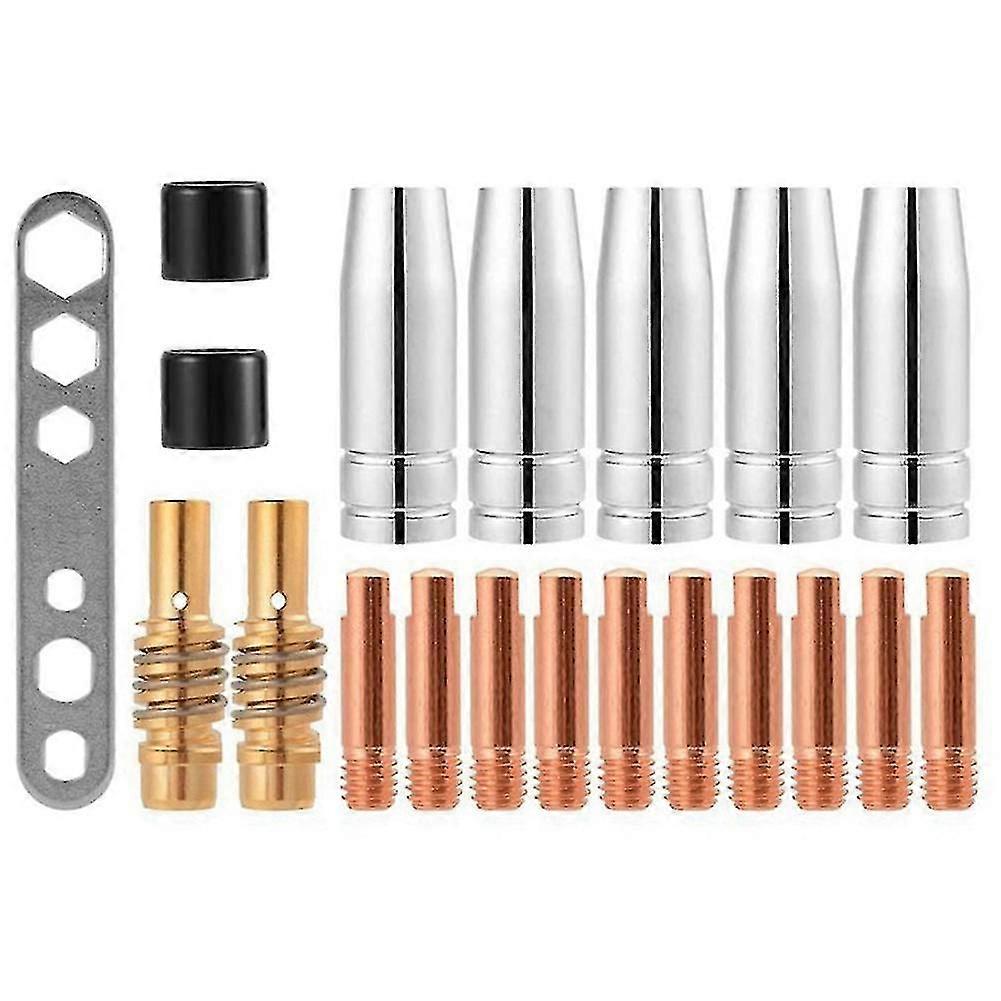 20pcs Nozzles Contact Tips Holders Mig Welder Consumable 1.2mm