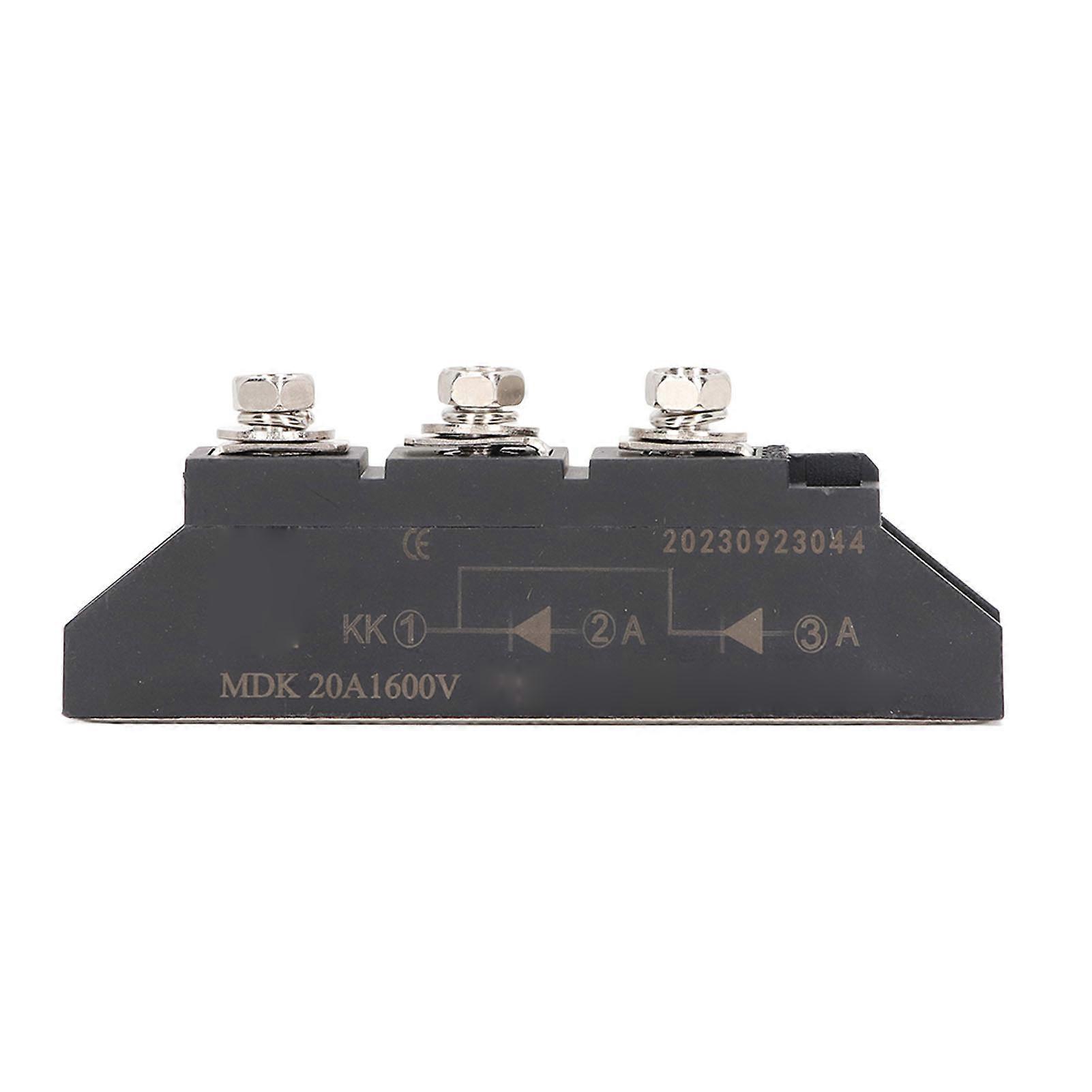 Bridge Rectifier 20A 1600V 3 Terminal 2 in 1 Out Common Cathode Module Diode Bridge Rectifier