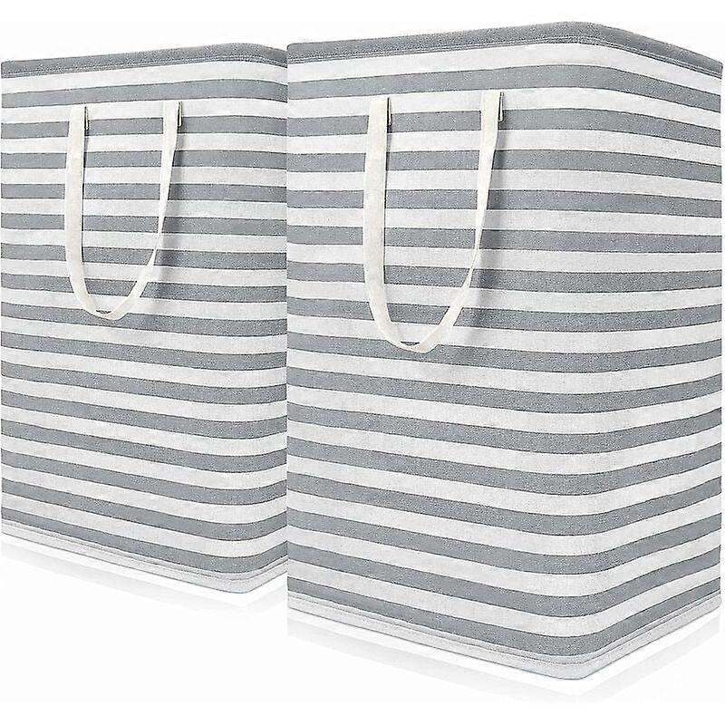 Freestanding Waterproof Laundry Hampers, Foldable with Reinforced Handles