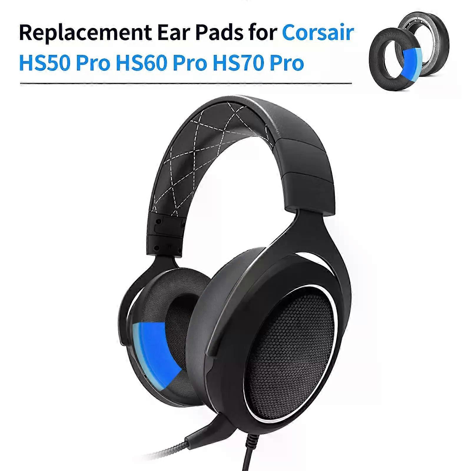 FSW Cooling Gel Earpads Replacement Cushions Compatible with Corsair HS50 Pro HS60 Pro HS70 Pro Stereo Gaming Headset
