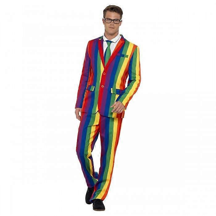 Smiffys Mens Over The Rainbow Costume Suit Set