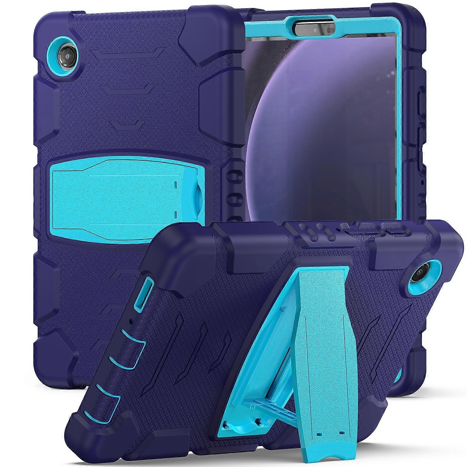 3-Layer Protection Screen Frame + PC + Silicone Shockproof Combination Tablet Case with Holder For Samsung Galaxy Tab A9